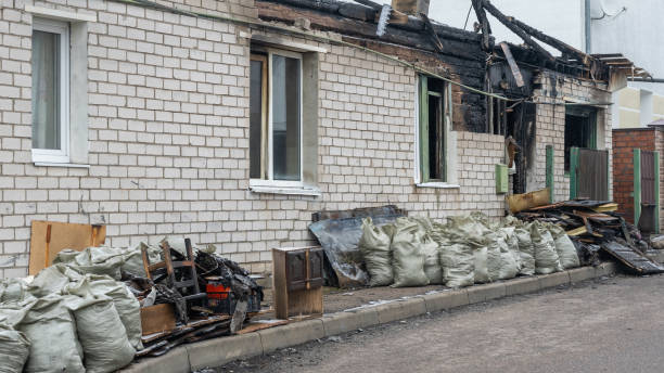 Professional Fire Damage Removal technician working in Burlington, WA